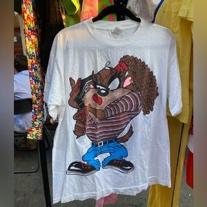 Vintage dead stock Taz and She Devil street west tee